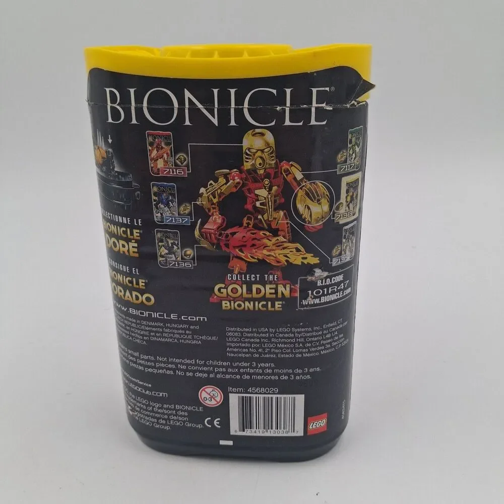 Lego Bionicle Rahkshi 7138 Stars Complete With Golden Shield Canister & Manuel